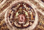 God the Creator and Angels, Pietro Perugino